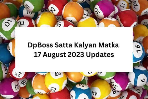 today kalyan number|DPBOSS .
